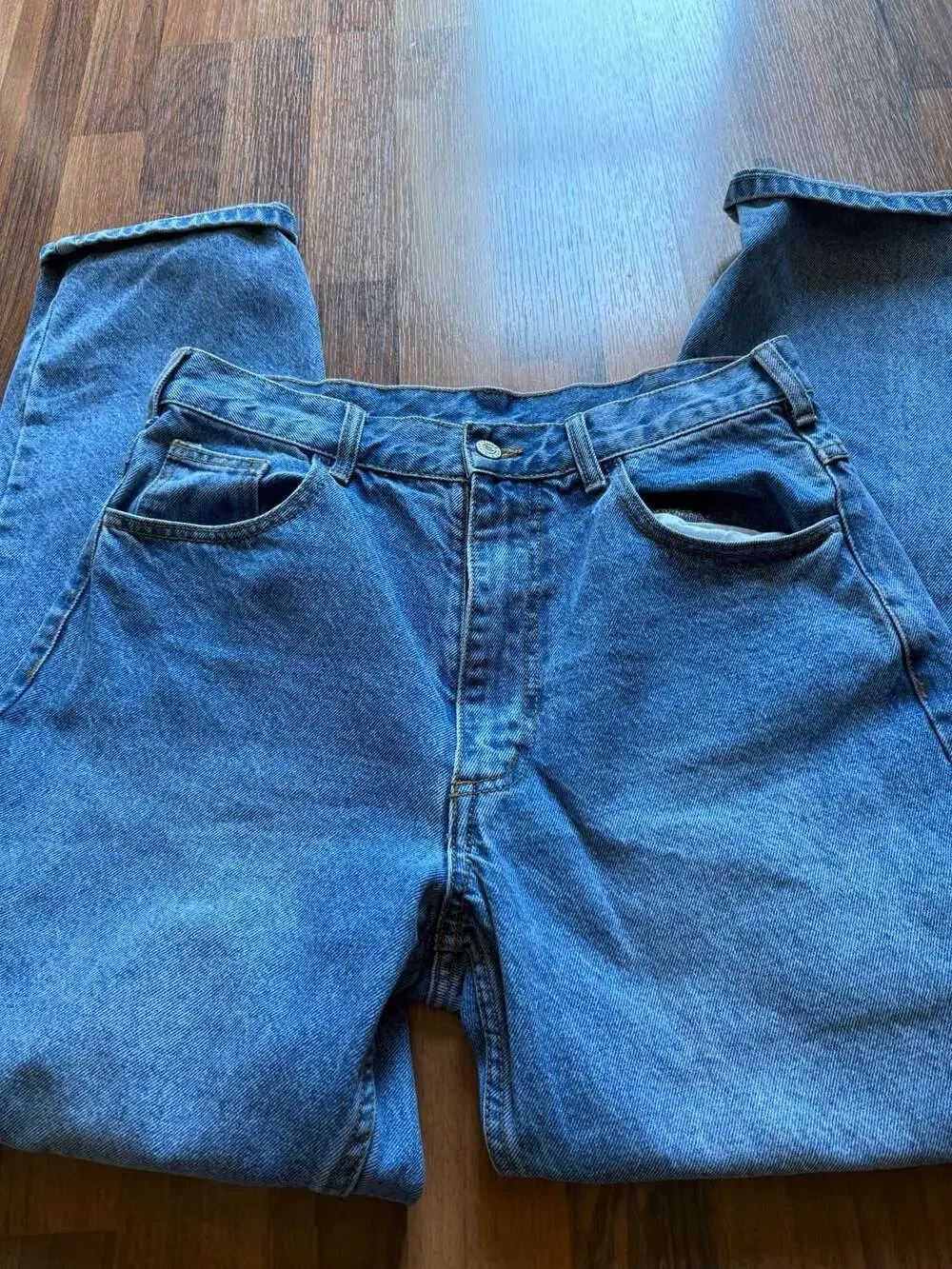 J.Galt Shanghai Vintage Style Blue Denim Relaxed Fit Jeans Size 30x30